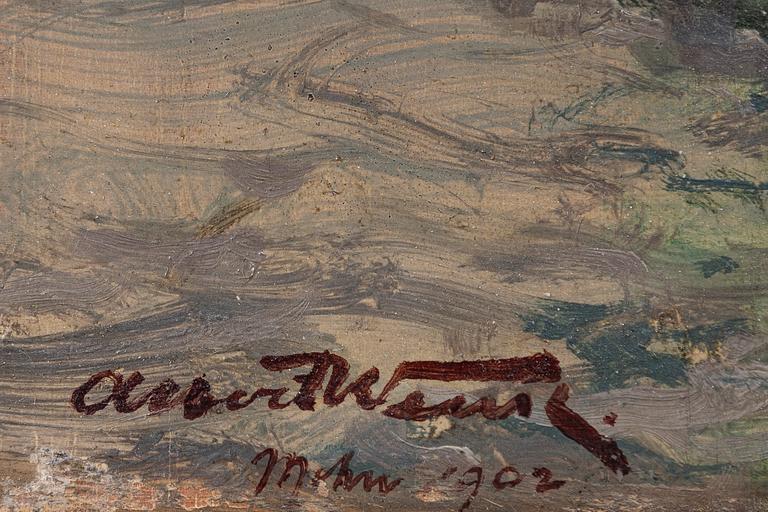 Albert Wenk, Coastal motif near Capri.