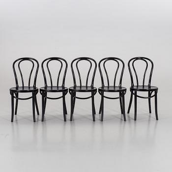 A set of five Öglan IKEA chairs 1970/80's.