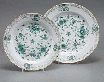 SERVISDELAR, 59 delar, porslin, Meissen, 1900-talets andra hälft.