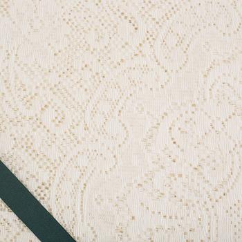 LAURA ASHLEY, bordstabletter, åtta stycken, samt duk.