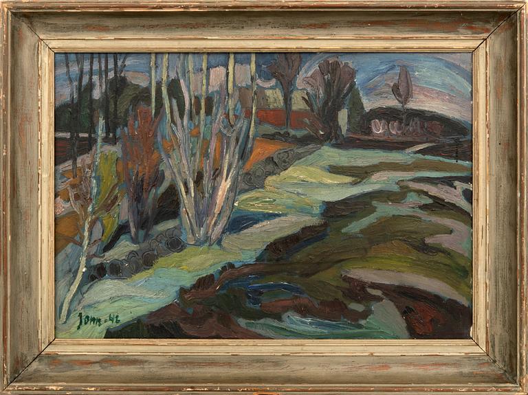 Gunnar Jonn, Landskap med vattendrag.
