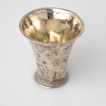 Cup, silver 18th century.
