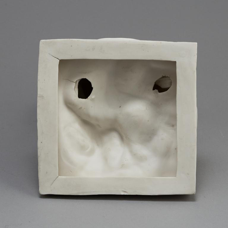 A LATE 19TH CENTURY PARIAN POCKET WATCH HOLDER, Gustafsberg.