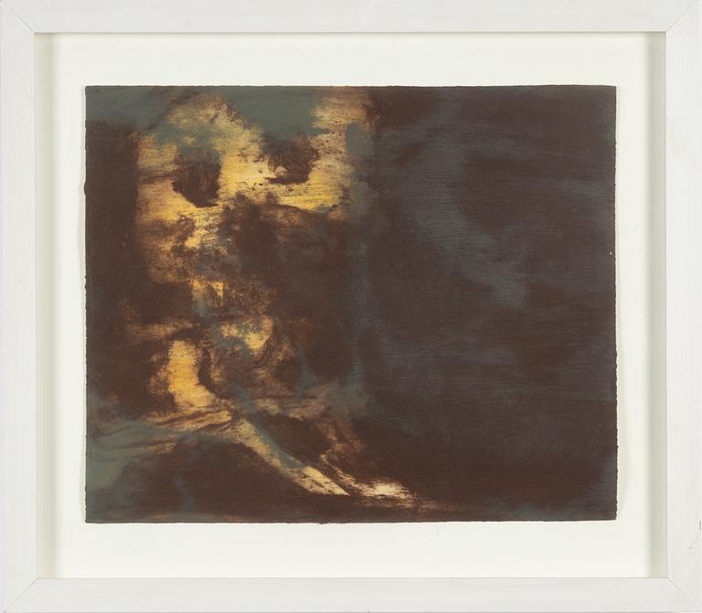 Hughie O´Donoghue, etching, signed 6/35.