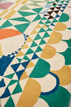 Josef Frank, A CARPET, "Bows", tufted, ca 371,5 x 246,5 cm, design by Josef Frank, Almedahls.