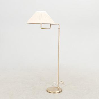 A brass flor lamp from Reijmyre Armturfabrik later part of the 20th century.