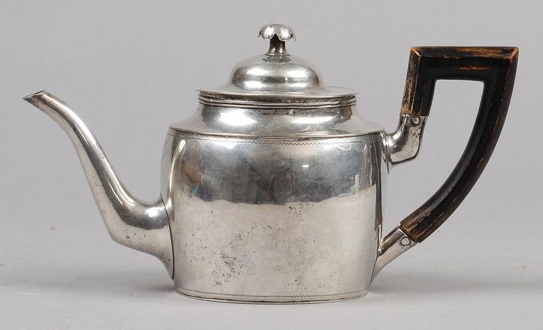 TEKANNA, silver, Europa, tidigt 1800-tal.