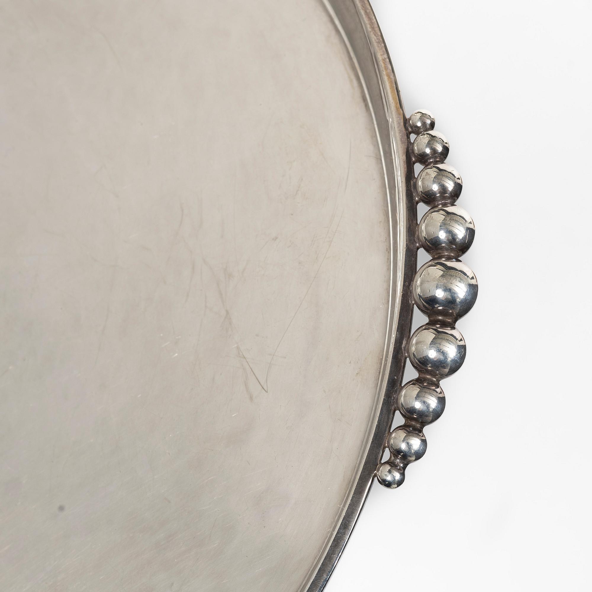 Emil Hartmann, bricka, sterling silver, Baden-Württemberg, Tyskland 1900-tal.