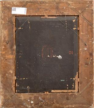 Unknown artist from the 19th century, oil on canvas bearing a signature.