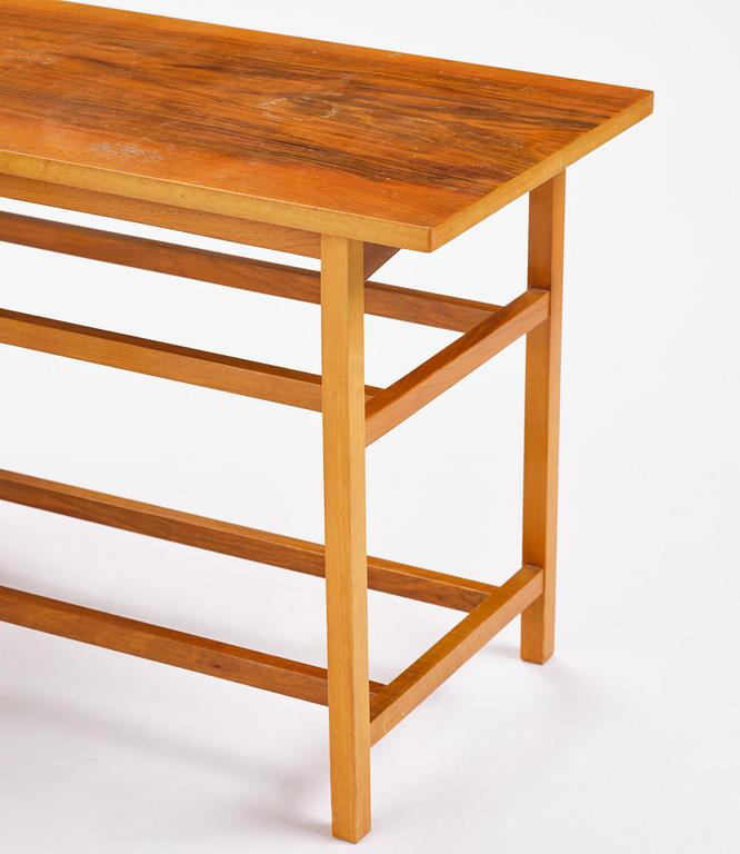 Josef Frank, a pair of side tables, model B 2184, Firma Svenskt Tenn, Sweden, mid-20th century.