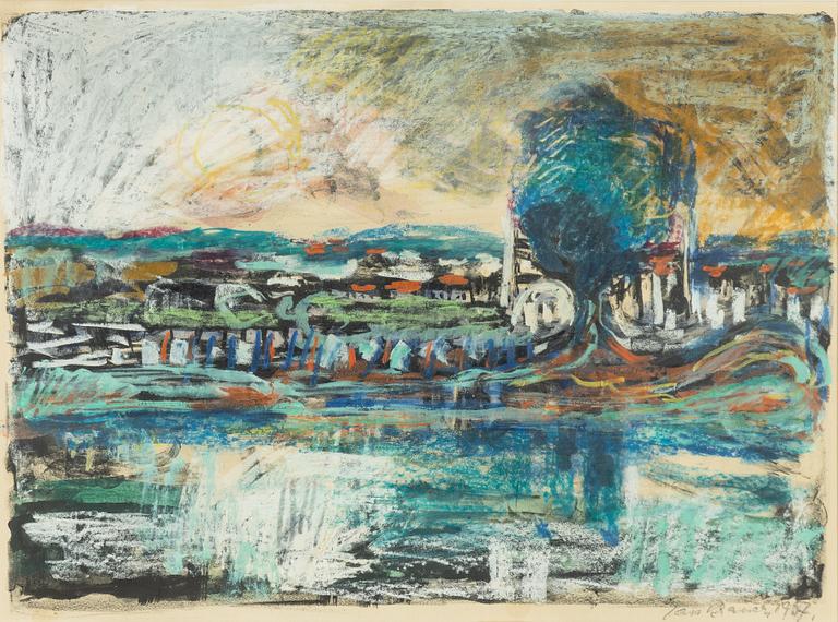 Jan Bauch, The City by the River.