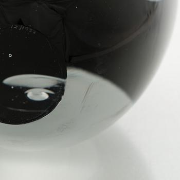 Timo Sarpaneva, glasskulptur, "Claritas", signerad Timo Sarpaneva 12/1985.