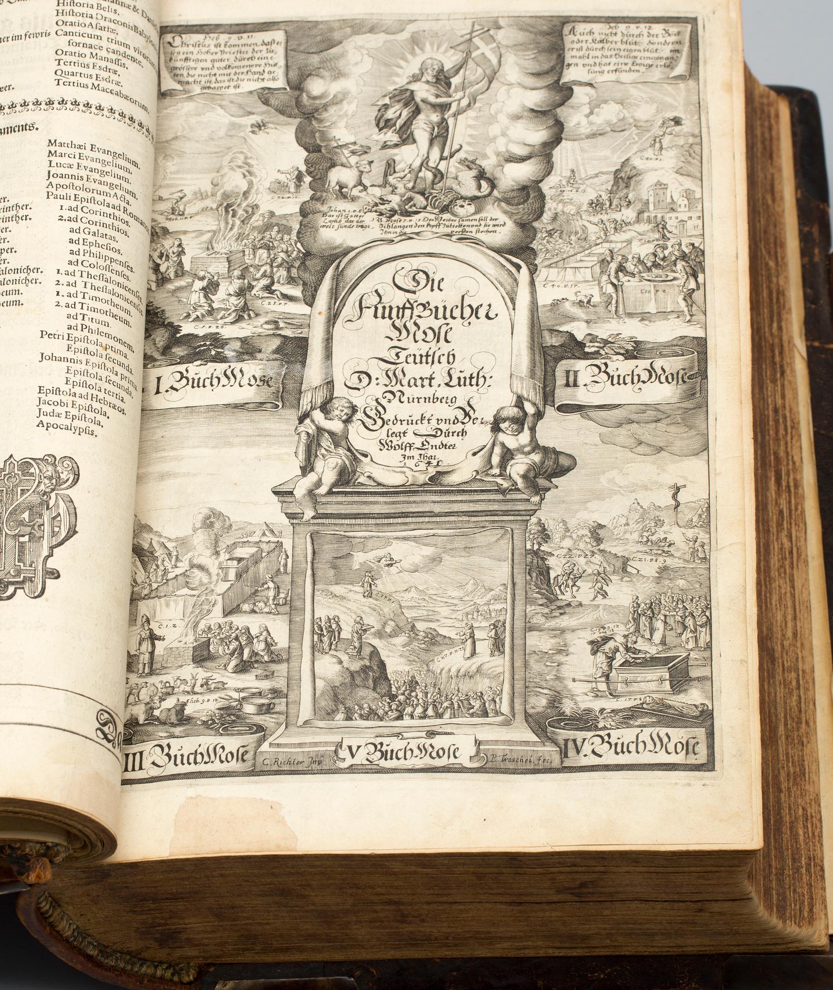 BOK. Bibel, "Die Gantze Heilige Schrift".