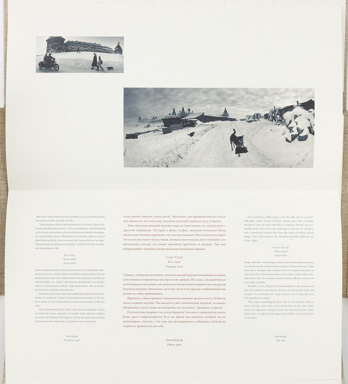 Pentti Sammallahti, "The Russian Way".