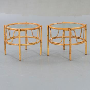 Sidobord, 2 st, 1950/60-tal.