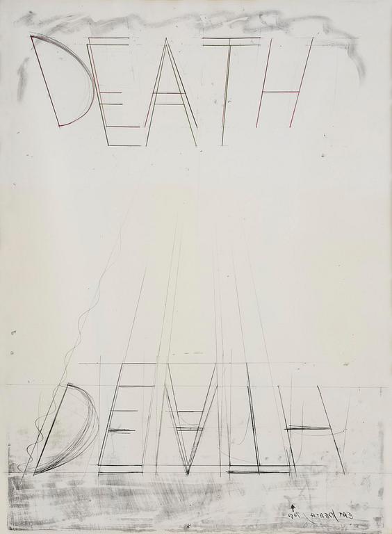 Bruce Nauman, "Eat Death".