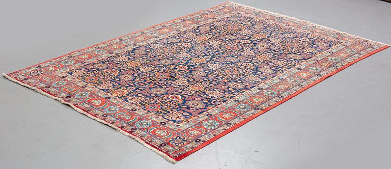 Matto, semi-antique Qum, ca 308 x 209 cm.