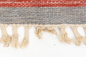 Anna-Greta Sjöqvist, a carpet, flat weave, ca 280 x 183 cm, signed AGS and dated 1969.