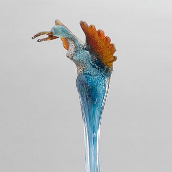 Kjell Engman, a unique glass sculpture, Kosta Boda, Sweden.