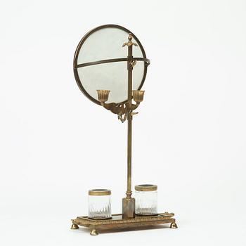 Miracle lamp with writing set, Moscow, Russia, around 1830.