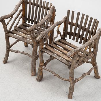 Grenmöbler, 3 delar, 1900-tal.