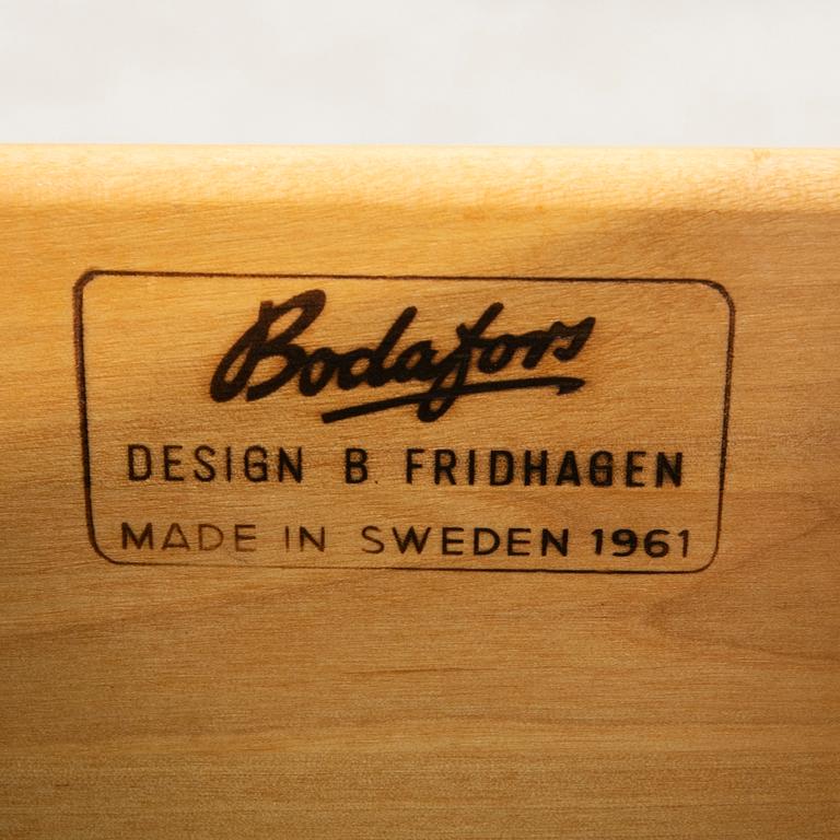 Bertil Fridhagen, sminkbord med stol för Bodafors 1960-tal.