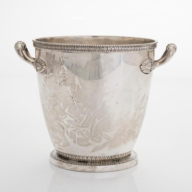 A german silver ice bucket,