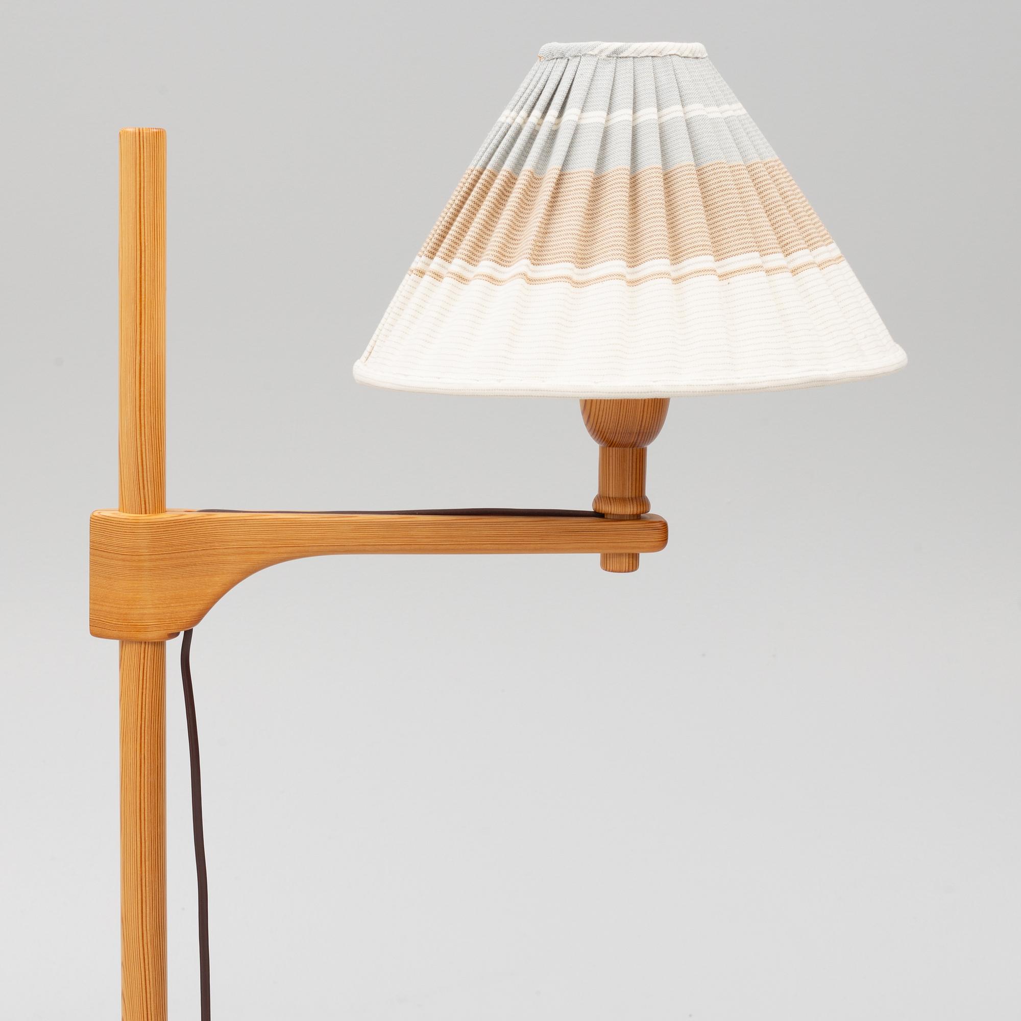 Carl Malmsten, Floor lamp, “Staken”, second half of the 20th century.