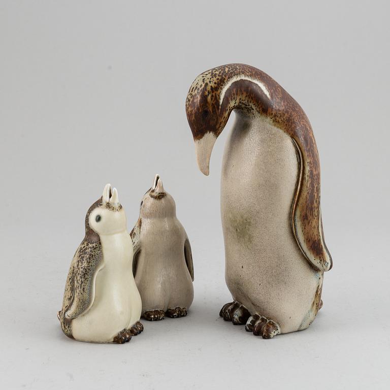 A group of three Gunnar Nylund figurines, Rörstrand, mid 20th Century.