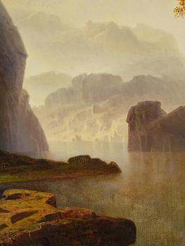 Marcus Larsson, ”Norskt landskap” (Norwegian landscape).