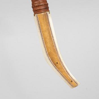 Sune Enoksson, reindeer horn knife, signed.