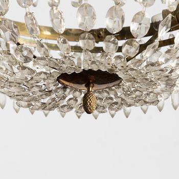 Ljuskrona, omkring 1900, Gustaviansk stil.