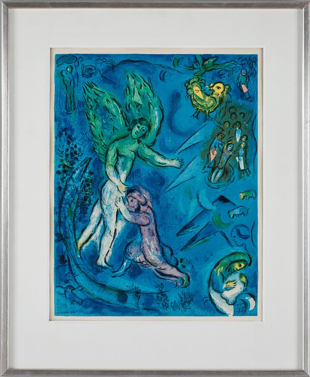 MARC CHAGALL, efter, färglitografi av Charles Sorlier.