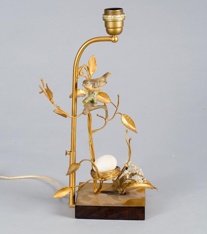 BORDSLAMPA, 1900-talets andra hälft.