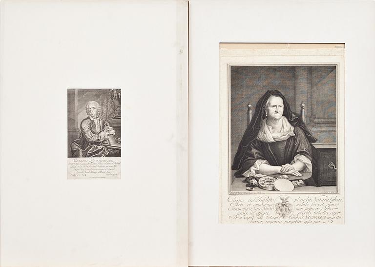 GRAFISKA BLAD, 10 stycken, 1700 & 1800-tal.