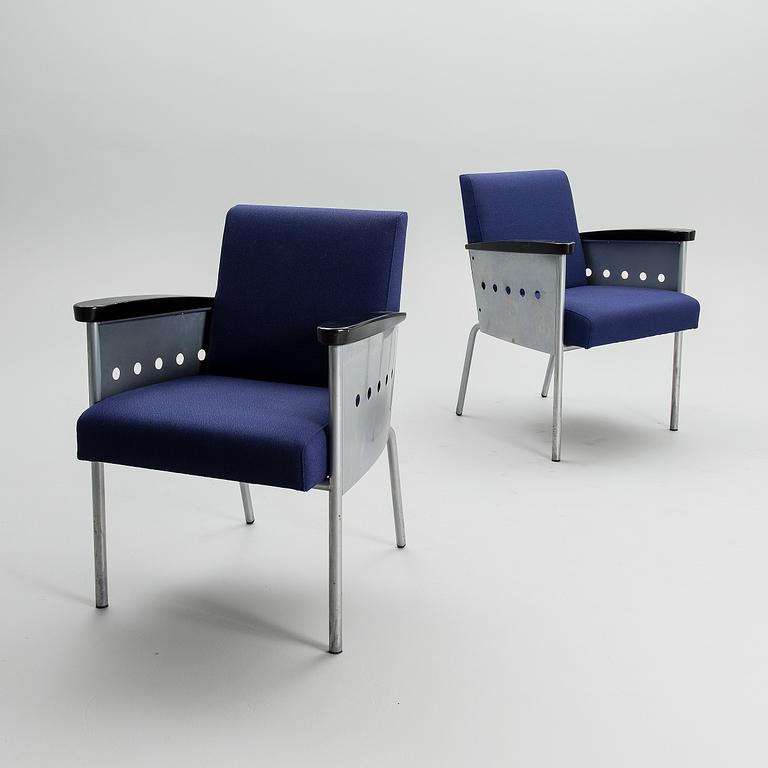 A pair of 1990s 'Zil' armchairs for Inno, Finland.