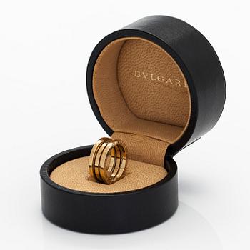 Bulgari, an 18K gold 'B.Zero1' ring.