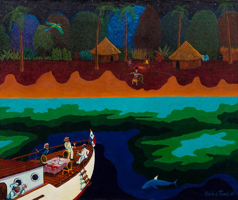 MARKUS FORSS, oil on canvas, signed and dated -97.