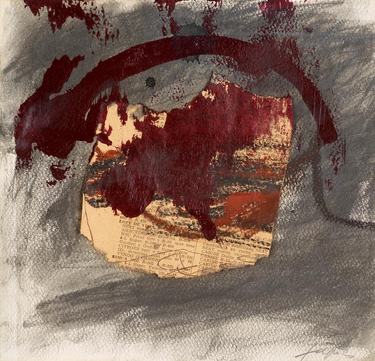 Antoni Tàpies, "Vermell Damunt Diari".