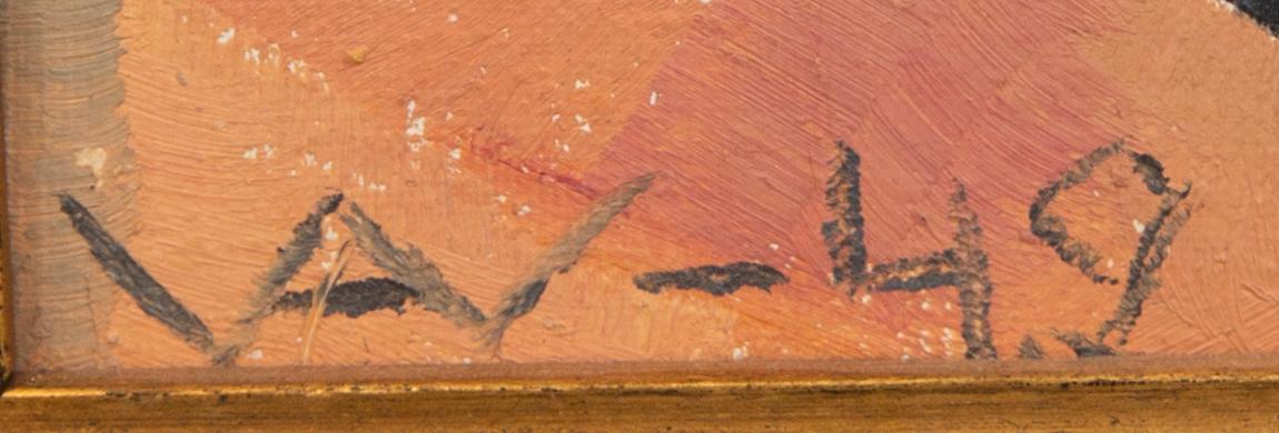 Ana Wilhelmson, oil on canvas, signed, dated -49.