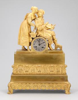 BORDSPENDYL, senempire, 1800-talets mitt.