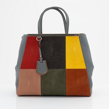 Fendi, a multi color shopping bag.