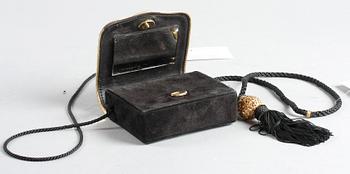 AFTONVÄSKA samt TOFS, Yves Saint Laurent, 1900-talets andra hälft.