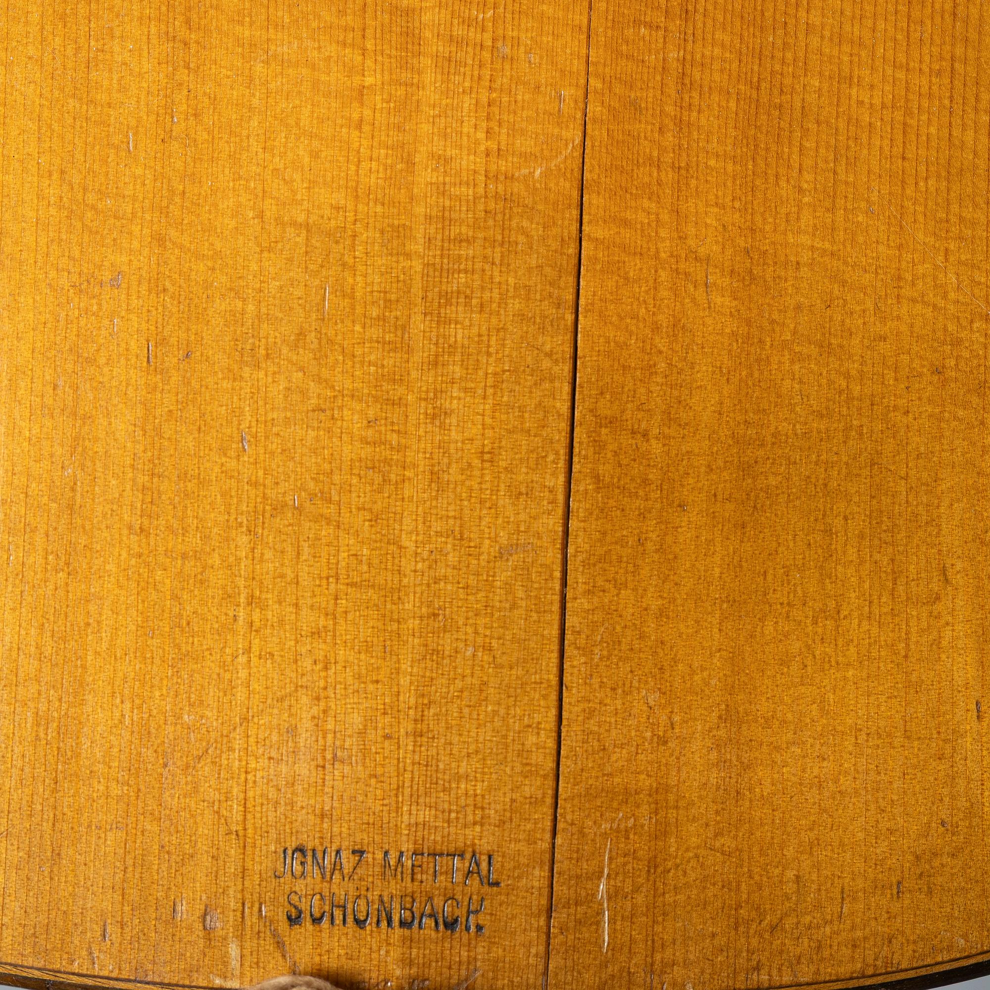 Ignaz Mettal, lute, 20th century, Czechoslovakia.