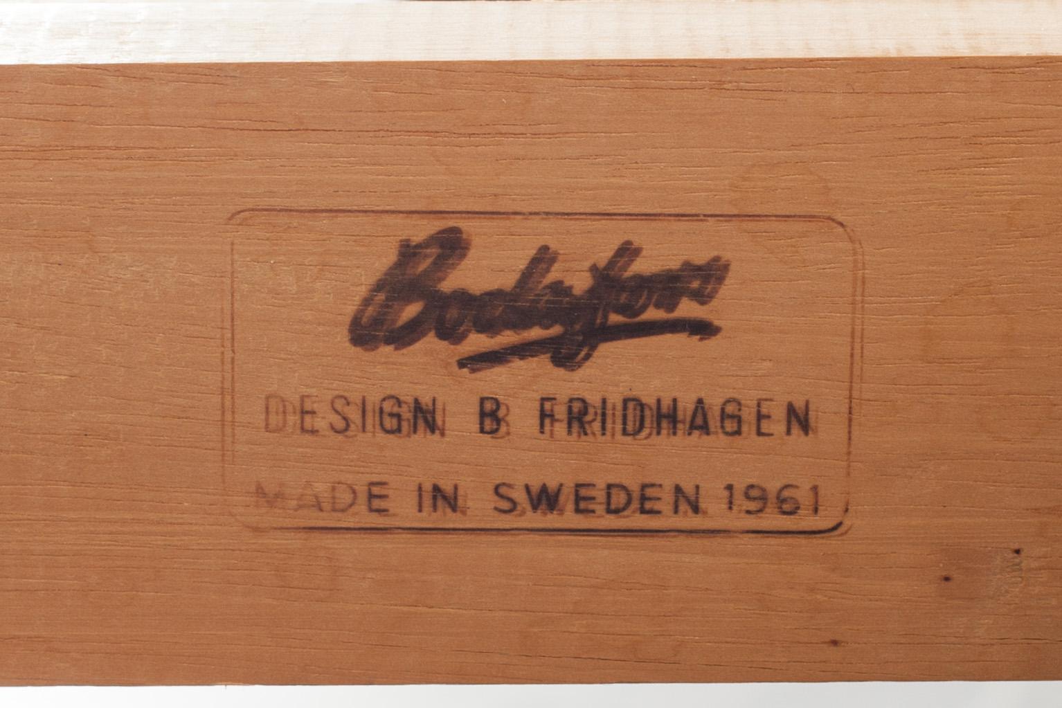 MATSALSMÖBLEMANG, 5 delar, Bertil Fridhagen, Bodafors, 1960-tal.