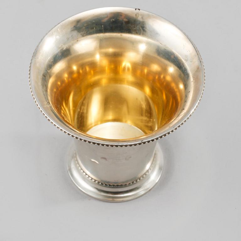 PARTI SILVER, 3 delar, Sverige, 1800- och 1900-tal, vikt 198 gram.
