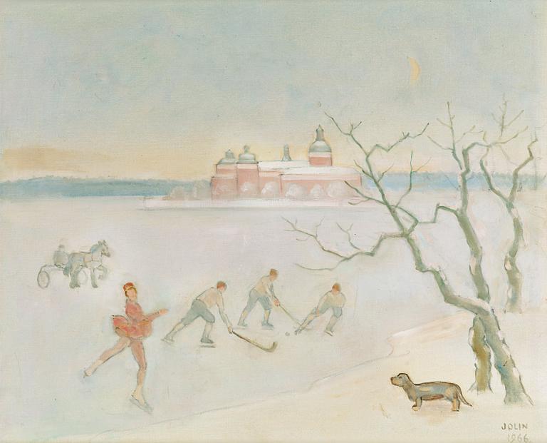 Einar Jolin, Ice-scater.