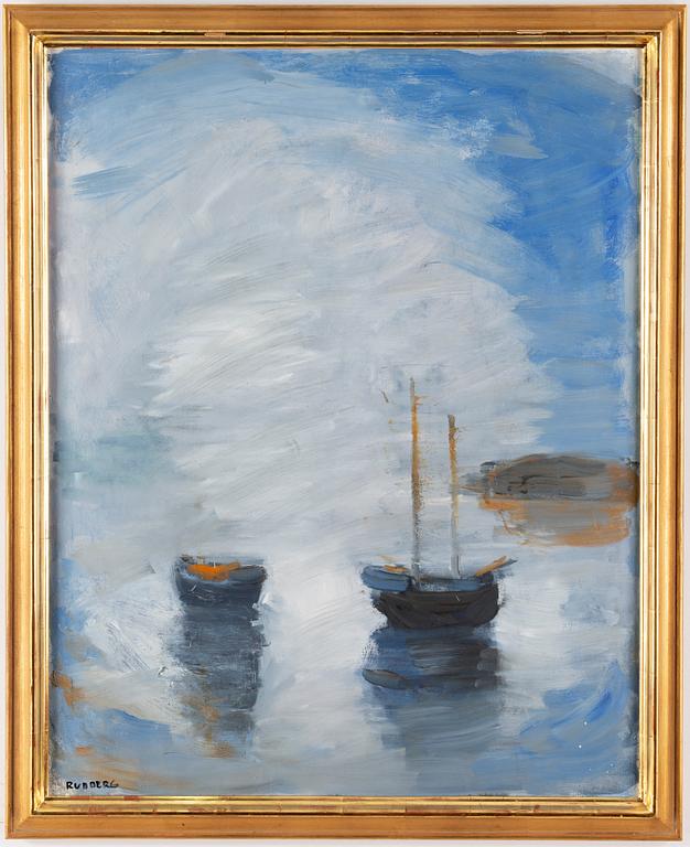 GUSTAV RUDBERG, oil on canvas, signed.