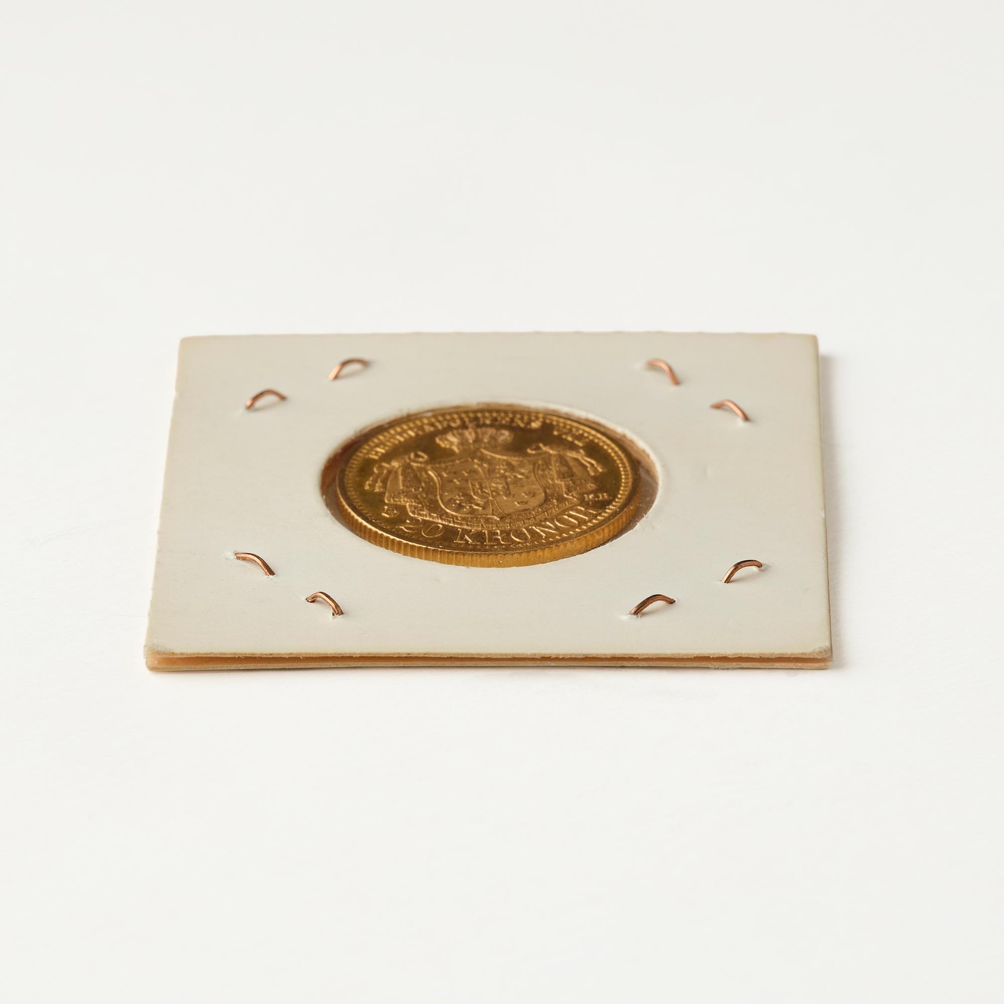 Guldmynt, Oscar II, Sverige, 20 kronor, 1901.