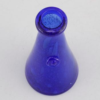 A glass vase, designed by Erik Höglund for Boda, signed H770/190.